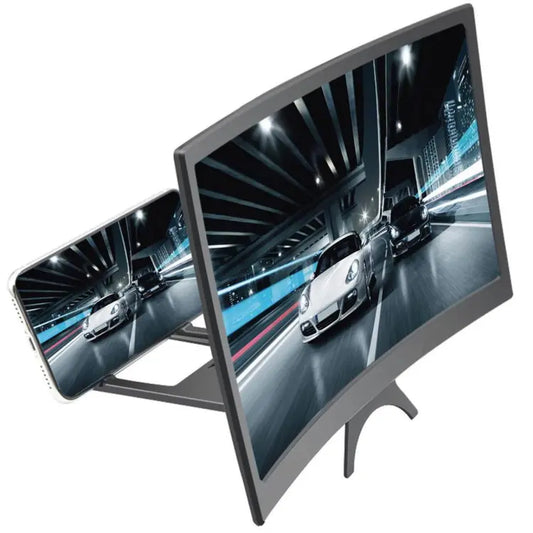 12-Inch 3D HD Mobile Screen Magnifier with Audio Amplifier