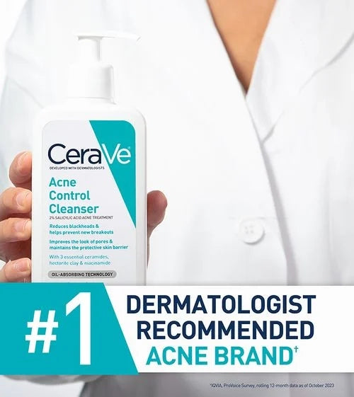 Cerave Acne Control Cleanser – 237ml | Reduces Blackheads