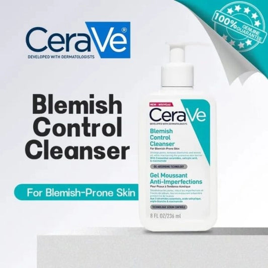 Cerave Blemish Control Cleanser – 2% Salicylic Acid & Niacinamide