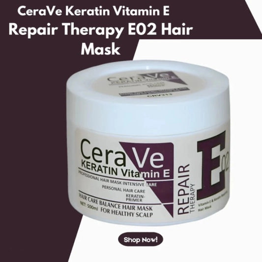 Cerave Keratin Hair Mask – 500ml | Deep Repair & Shine