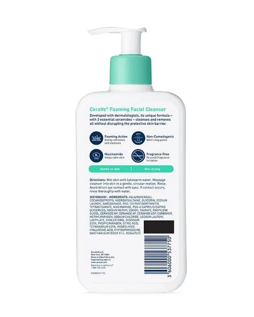 Cerave Smooth Texture Foaming Cleanser – 236ml | For All Skin Types