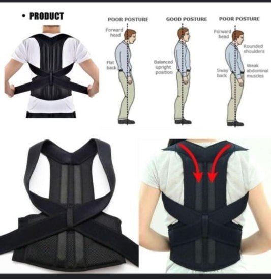 Adjustable Spine Support Belt – Posture Correction & Back Support