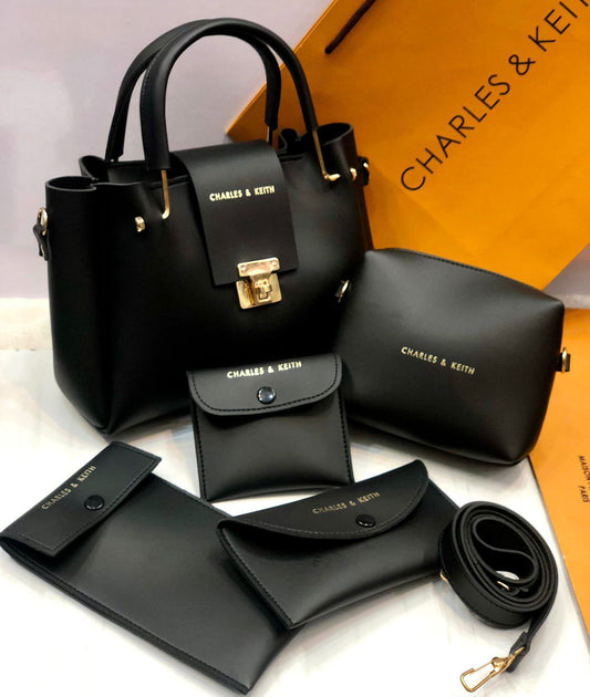 5-Piece Shoulder Bag Set – Charles & Keith Handbags